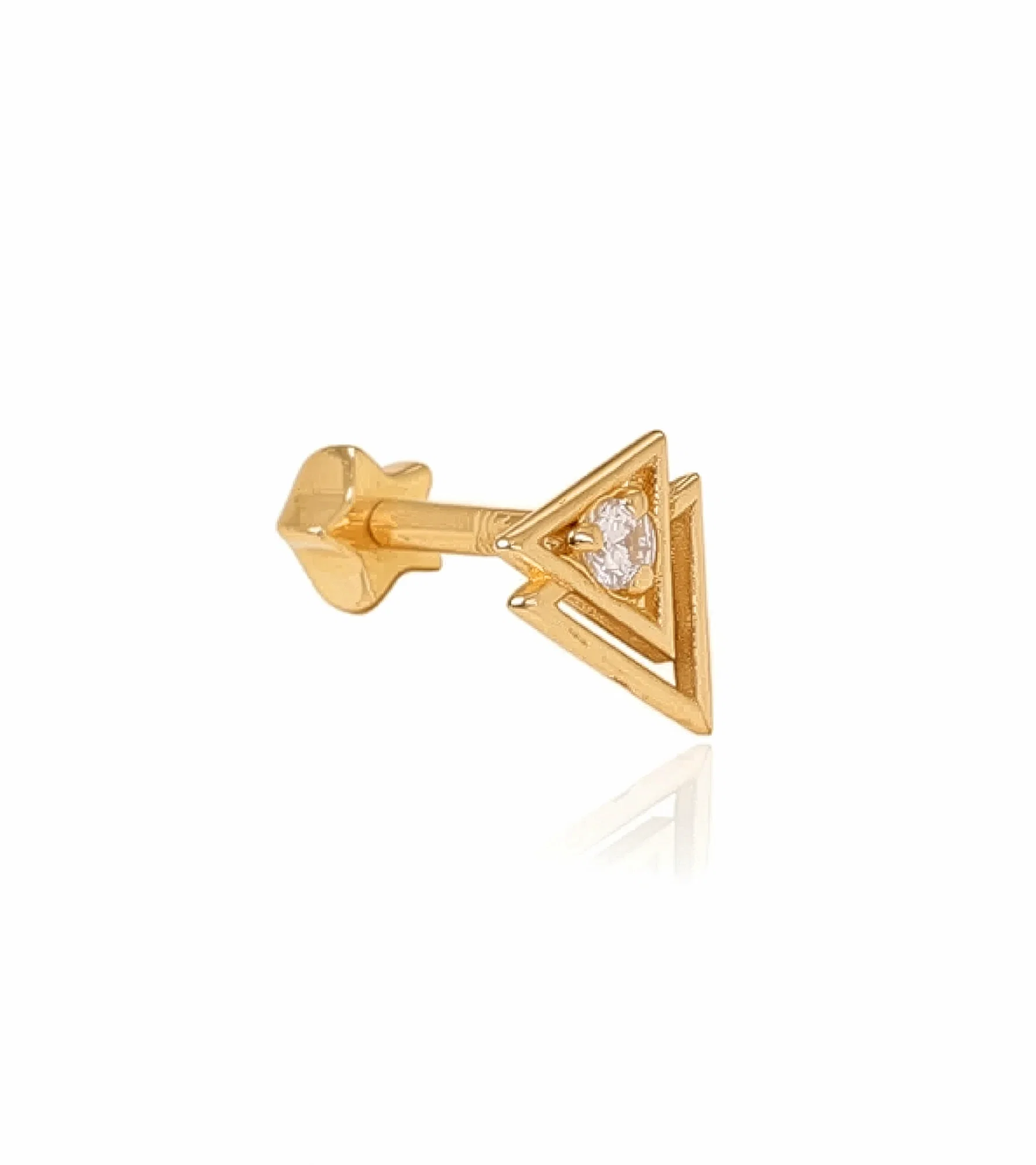 Çift Üçgen Piercing (Tragus)